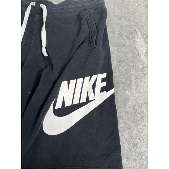 Nike Sportswear Alumni Men's French Terry Shorts Size Medium Black - Picture 4 of 12